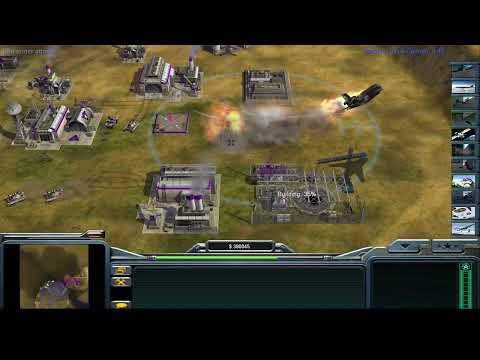 Command and Conquer Generals Zero Hour Redesigned Alert Chaos Air Force Patriot Tomahawk VS Laser