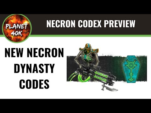 Warhammer 40k Necron NEW DYNASTY CODES DISCUSSION - 9th Edition