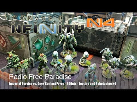 Radio Free Paradiso - Infinity N4 Battle Report - Onyx CF vs. Imperial Service