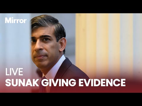 LIVE: Former Prime Minister Rishi Sunak to give evidence at Covid Inquiry