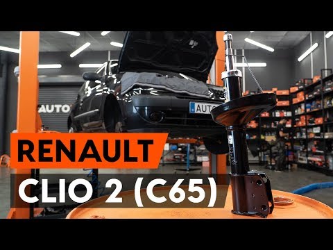 How to change front shock absorber on RENAULT CLIO 2 (C65) [TUTORIAL AUTODOC]