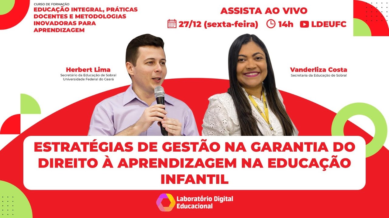 [AULA 52] Estratégias de gestão na garantia do direito à aprendizagem na educação infantil