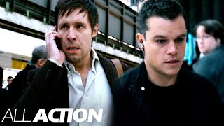 Escaping Waterloo Station | The Bourne Ultimatum | All Action