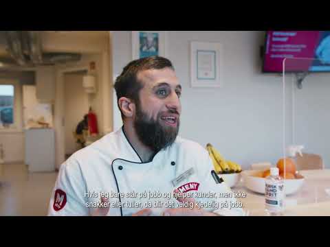 Matarbeiderne i MENY - Mohamad har hundrevis av gjester på besøk hver dag