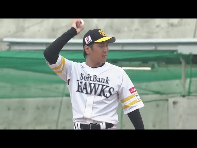【ファーム】抜群のテンポ!! ホークス・石川柊太 6回5奪三振無失点の好ピッチング!!  2024年7月15日 福岡ソフトバンクホークス 対 オリックス・バファローズ