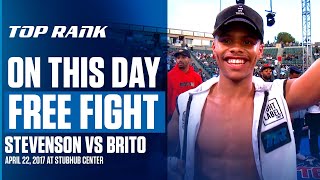 Shakur Stevenson's First Ever Fight As A Pro | APRIL 22, 2017