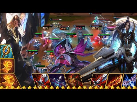 TFT, BEST Caitlyn, Kayle and  Irelia Carry Team 6 Chrono + 2 Mana Reaver + 3 Blademaster + Brawler