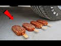 EXPERIMENT CAR Vs ICE CREAM Crushing Crunchy Soft Things By Car
