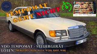 Naprawa sterownika tempomatu VDO Mercedes W126/R107/W124/W123