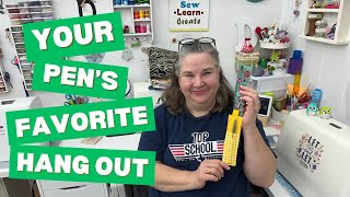 Lanyard Pen Holder Tutorial | Beginner friendly sewing project