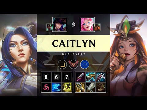 Caitlyn ADC vs Seraphine - EUW Grandmaster Patch 25.11