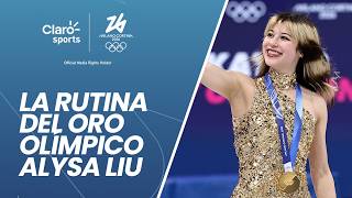 La rutina del oro olímpico de Alysa Liu en Milano Cortina 2026