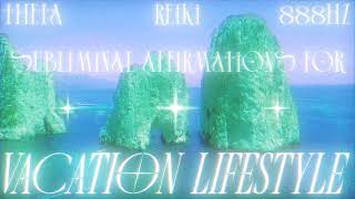 HONEY, YOU DESERVE A VACATION LIFESTYLE [888HZ] LUXURY, MONEY & FINANCIAL FREEDOM SUBLIMINAL MUSIC