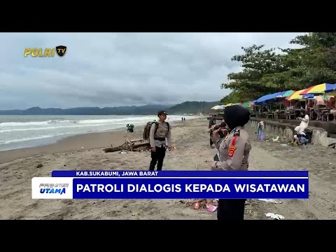 POLRES SUKABUMI IMBAU WISATAWAN HATI-HATI SAAT BERLIBUR