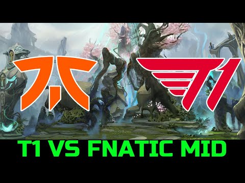 FNATIC VS T1 MIDLANE BATTLE - KARL VS ARMEL DOTA 2