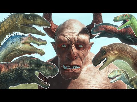 Ogre lord VS ALL DINOSAURS - ANIMAL REVOLT BATTLE SIMULATOR