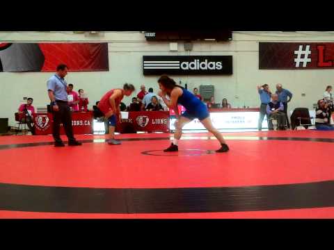 2014 OUA FW 67kg Marissa Sorrel (Brock) vs Kelsey Dayler (Lakehead)