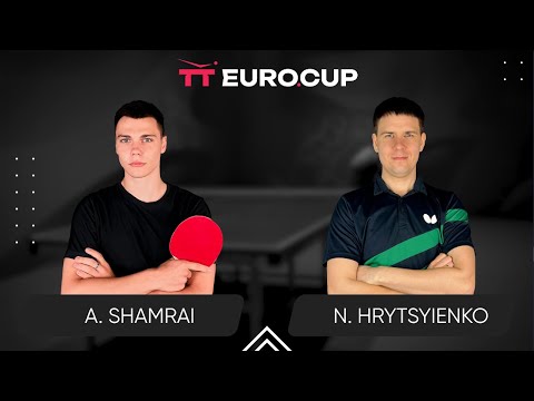 12:50 Andrii Shamrai - Nazarii Hrytsyienko 14.08.2024 TT Euro.Cup Ukraine Elite. TABLE 3
