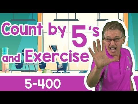 Count by 5's and Exercise to 1000 | 5 - 400 | Jack Hartmann