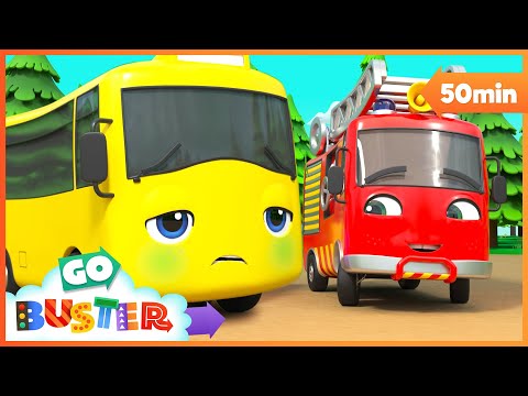 Buster Is SICK And Misses The Party | Go Buster - Bus Cartoons & Kids Stories