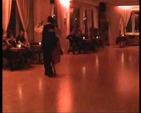  Christian Seyb  and  Helga Seyb  are  dancing  to  the  milonga  "  Milonga Brava  "