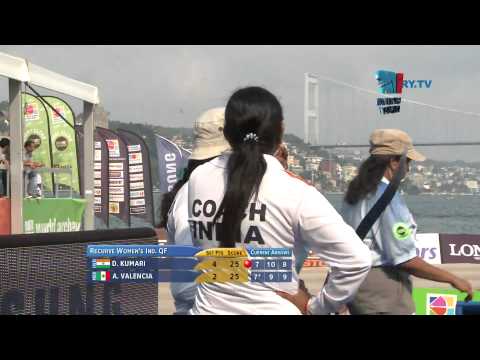 Deepika Kumari v Alejandra Valencia – recurve women's quarterfinal | Istanbul 2011 World Cup Final