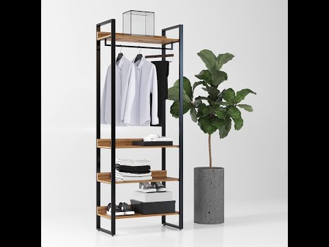 Инструкция по сборке прихожей лофт Монтана модуль с 3 полками 80