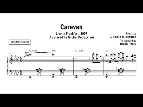 Caravan - Michel Petrucciani - Piano transcription