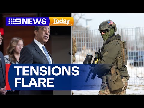 New vision of ICE shooting emerges | 9 News Australia