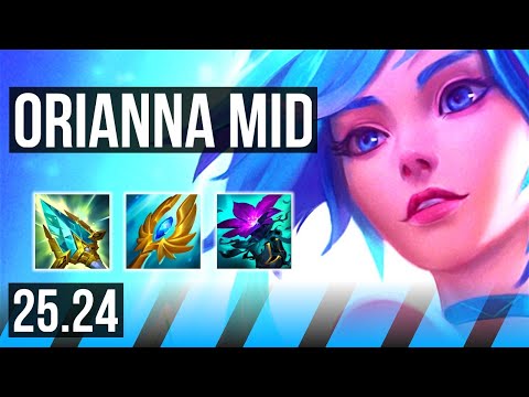 ORIANNA vs AKALI (MID) | KR Challenger | 25.24