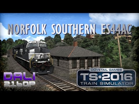 Train Simulator 2016 ES44AC Norfolk Southern PC UltraHD 4K Gameplay 60fps 2160p