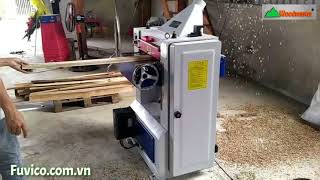 Test máy bào cuốn dao xoắn Woodmaster | máy bào 4 tấc dao xoăn bào đẹp, êm ru