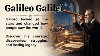 Galileo Galilei || Learn English Through Story 🔥 || Graded Reader ✅️ || Level 2 English ✅