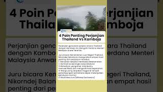 4 Poin Penting dalam Kesepakatan Gencatan Senjata 'Tanpa Syarat' antara Thailand dan Kamboja