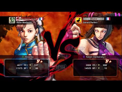 RaGe Madjestik (Chun-Li) vs Gerard Perfect (Juri) USF4 Ranked