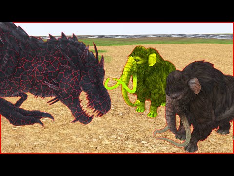 Woolly Mammoth vs Lava T-Rex vs Zombie mamont and | Mammoth Life #04