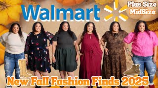 Walmart 2025 Fall Plus Size Haul: Beyond Basics!|Plus Size Clothing Haul & Try-On|Tasha St James