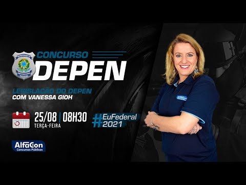 AO VIVO | Aula de Legislação do DEPEN Execução Penal e Departamento Penitenciário - AlfaCon