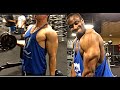 @flexforall & @adedamolisher killing CHEST, SHOULDERS, BACK, ARMS