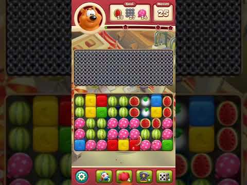 TOON BLAST LEVEL 1962 one hammer 2 STARS