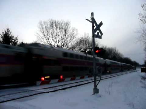 MBCR westbound through North Grafton, MA