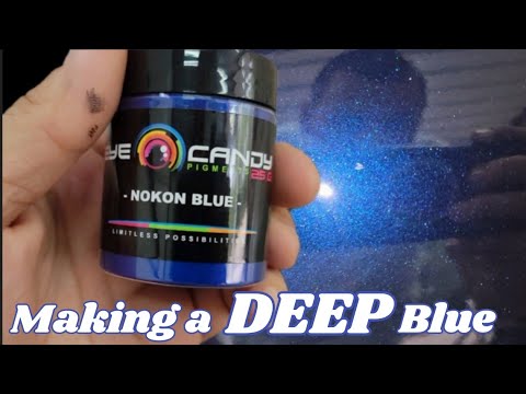 Let's Spray - "NOKON BLUE" Pearl over Black