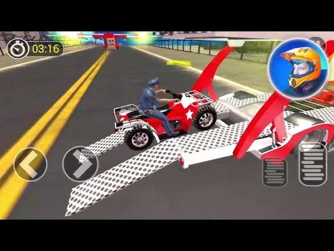 Us Police ATV Quad Bike - Android Gameplay 