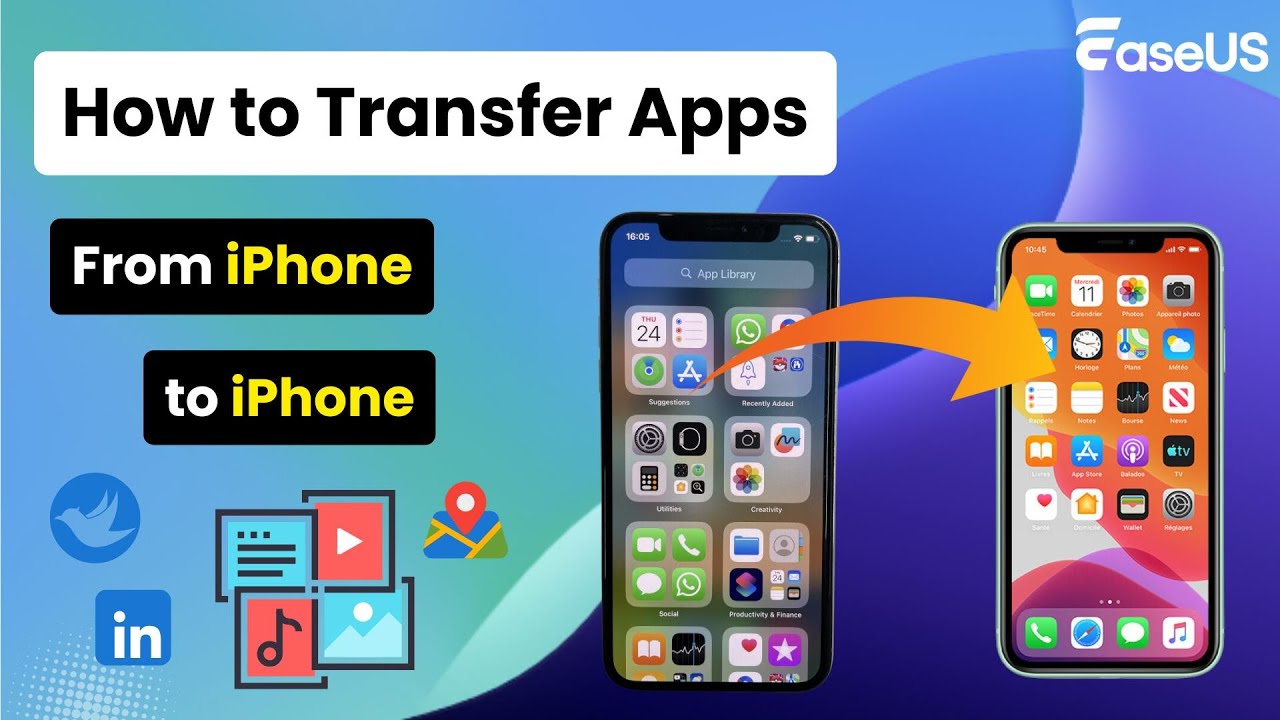 transfer apps from iphone to iphone