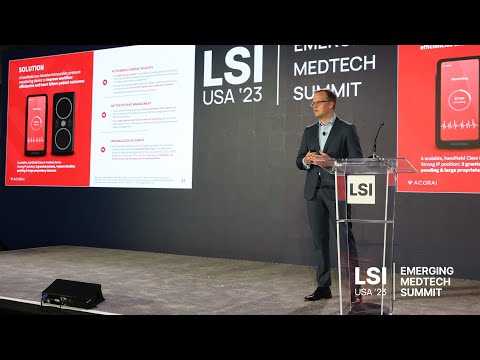 Filip Peters Presents Acorai at LSI USA ‘23