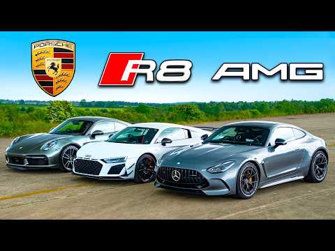신형 AMG GT 63 vs R8 GT vs 911 터보 S - 드래그 레이스!