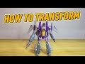 HOW TO TRANSFORM The SS113 Bumblebee Movie Skywarp