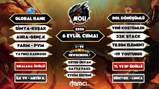 Miniaturka - Moli Metin 2 🌟 PVP | 1-99 Dev Açılış 6 Eylül 21:00