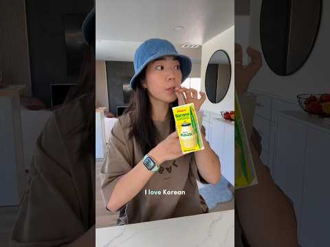 Korean banana milk im 1-minute 🍌🥛