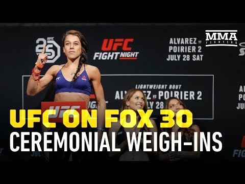 UFC on FOX 30 Ceremonial Weigh-In Highlights - MMA Fighting
